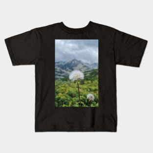 Mountain Dandelion Kids T-Shirt